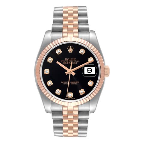 rolex 36 rose gold